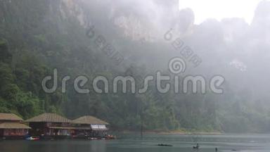高索国家公园下雨。 公园是泰国南部最大的原始森林面积。 3840x2160